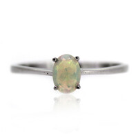 Anillo en plata con Ópalo de Welo