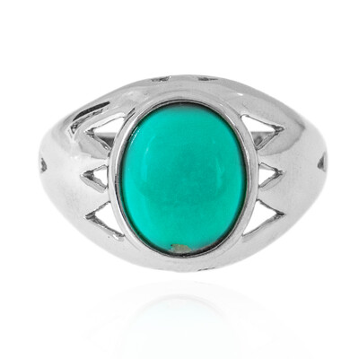 Anillo en plata con Campitos turquesas (Anne Bever)