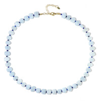 Collar en plata con Aguamarina de Brasil