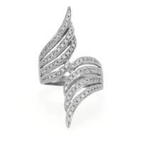 Anillo en plata con Zafiro blanco
