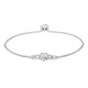 Brazalete en plata con Topacio blanco (Adela Silber)