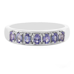 Anillo en plata con Tanzanita