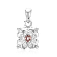 Colgante en plata con Zafiro Padparadscha