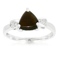 Anillo en plata con Ammolita