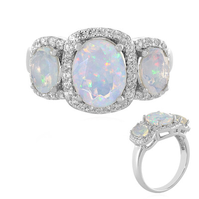 Anillo en plata con Ópalo de Welo