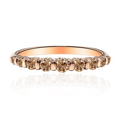 Anillo en oro con Diamante rosa de Francia de Argyle SI1