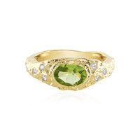 Anillo en plata con Peridoto
