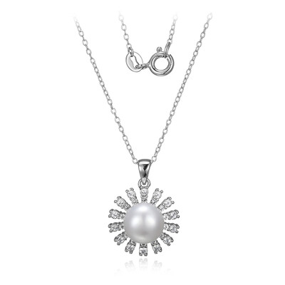 Collar en plata con Perla Freshwater