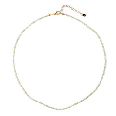Collar en plata con Diamante verde
