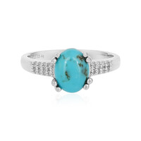 Anillo en plata con Turquesa