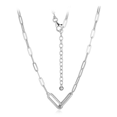 Collar en plata con Diamante I3 (H)