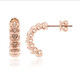 Pendientes en oro con Diamante rosa de Francia de Argyle SI1 (Annette)