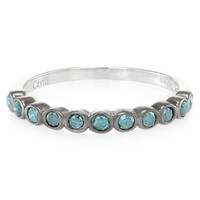 Anillo en plata con Diamante fantasía