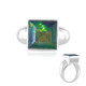 Anillo en plata con Ópalo de Mezezo (de Melo)