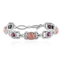 Brazalete en plata con Rodocrosita (Desert Chic)