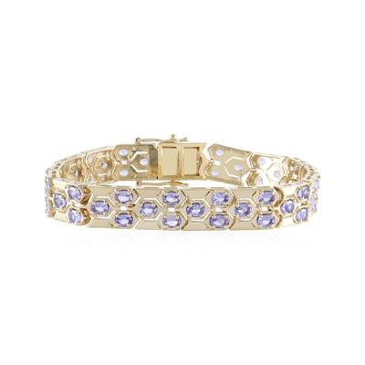 Brazalete en plata con Tanzanita