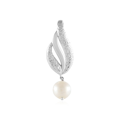Colgante en plata con Perla blanca Freshwater