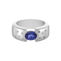 Anillo en plata con Tanzanita