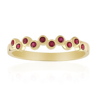 Anillo en oro con Rubí