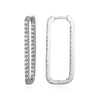 Pendientes en plata con Zircón