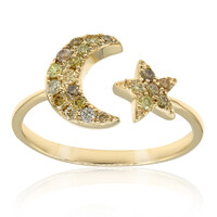 Anillo en oro con Diamante fancy SI2 (CIRARI)