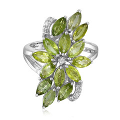 Anillo en plata con Turmalina Paraíba