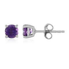 Pendientes en plata con Amatista de Siberia