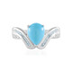 Anillo en plata con Turquesa bella durmiente