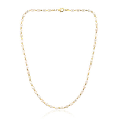 Collar en plata con Perla blanca Freshwater