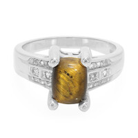 Anillo en plata con Ojo de tigre
