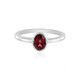 Anillo en plata con Granate de Mozambique