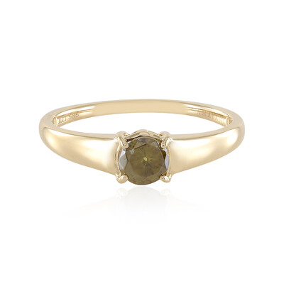 Anillo en oro con Esfalerita (AMAYANI)