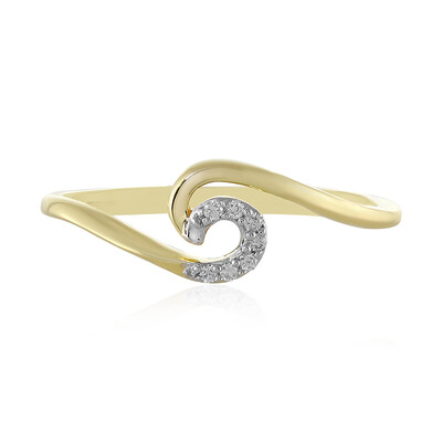 Anillo en oro con Diamante limpio a lupa F (LUCENT DIAMONDS)