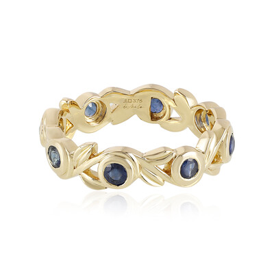 Anillo en oro con Zafiro azul (de Melo)