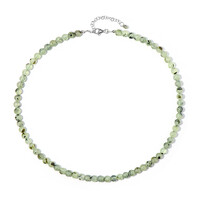 Collar en plata con Prehnita