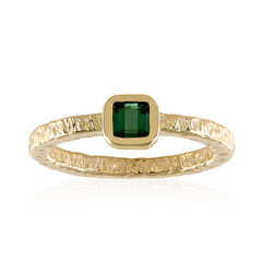 Anillo en oro con Turmalina verde Benedito (Adela Gold)