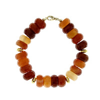 Brazalete en plata con Cornalina (CUSTODANA)