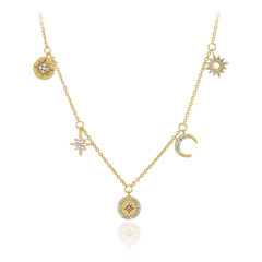 Collar en plata con Zircón