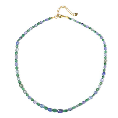 Collar en plata con Tanzanita sin calentar