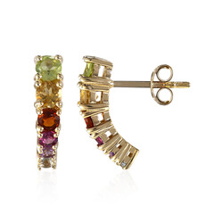 Pendientes en plata con Peridoto de Birmania