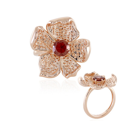 Anillo en plata con Zircón rosado (SAELOCANA)