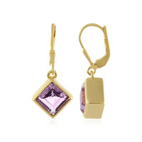 Pendientes en plata con Amatista Rosa de Francia