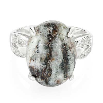 Anillo en plata con Astrofillita