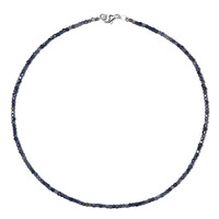 Collar en plata con Zafiro azul