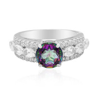 Anillo en plata con Cuarzo místico