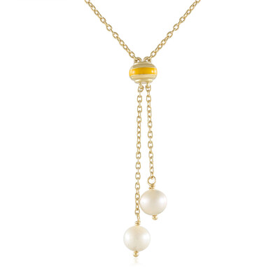 Collar en plata con Perla blanca Freshwater