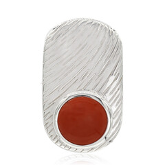 Colgante en plata con Jaspe rojo