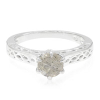 Anillo en plata con Espectrolita
