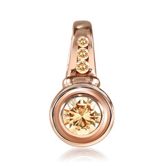 Colgante en oro con Diamante rosa de Francia de Argyle VS1