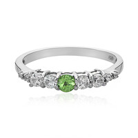 Anillo en plata con Granate  Merelani